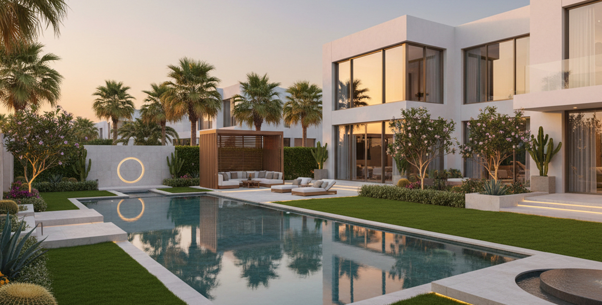 Villa landscaping in Dubai